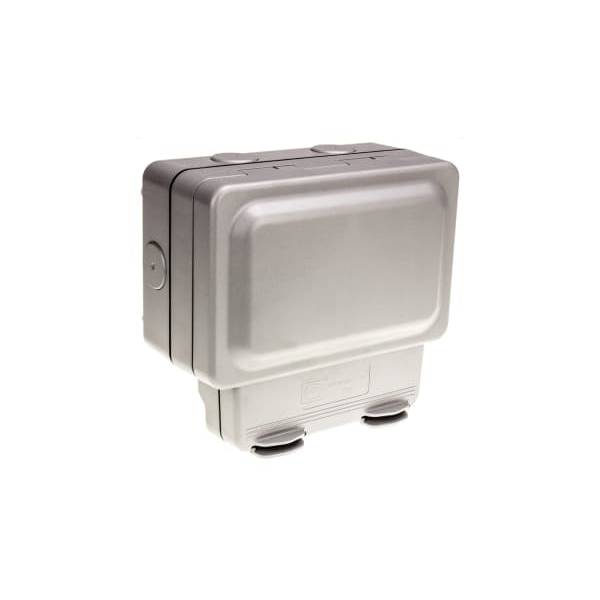 Mk 13a Masterseal Plus 2 Gang Ip66 Weather Proof Double Pole